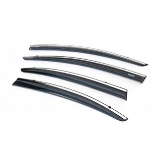 Raamwindschermen met chromen sierlijst (set van 4, Niken) Honda Civic Sedan IX 2011–2016 foto 1