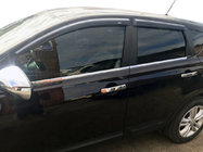 Nissan Qashqai 2007–2010 Buitenste raamlijstenset (4-delig, RVS) Standaard uitvoering, OmsaLine - Italiaans RVS foto 1