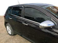 Nissan Qashqai 2010–2014 Buitenste sierlijst (4 stuks, RVS) Standaard uitvoering, OmsaLine - Italiaans RVS foto 1
