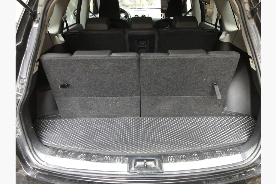 Nissan Qashqai 2007–2010 Kofferbakmat voor +2 (kort, EVA, zwart) Image