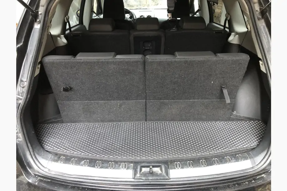 Nissan Qashqai 2010–2014 Kofferbakmat voor +2 (kort, EVA, zwart) Image