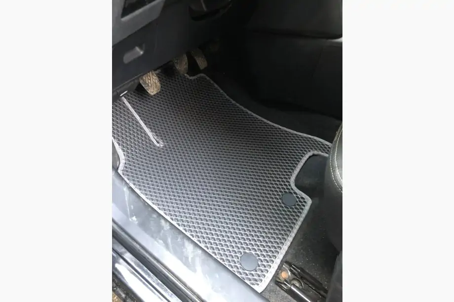 Nissan Qashqai 2010–2014 Automatten voor +2 (3 rijen, EVA, zwart) Image
