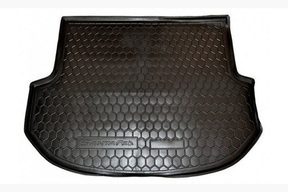 Hyundai Santa Fe 3 2012–2018 Kofferbakmat korte wielbasis 5 zitplaatsen (Autogumm, rubber) Image