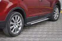 Mazda CX-9 2007–2016 Side steps Allmond Grey (set van 2, aluminium) foto 1
