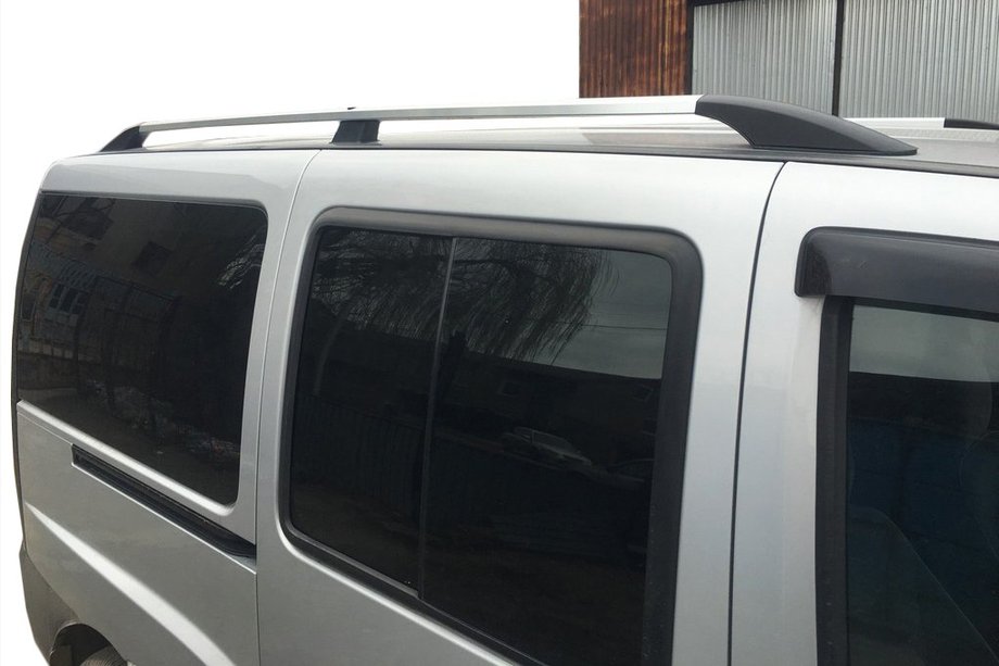 Fiat Doblo I 2001–2005 Chromen dakrails Kunststof voetjes Image