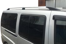 Fiat Doblo I 2001–2005 Chromen dakrails Kunststof voetjes foto 1