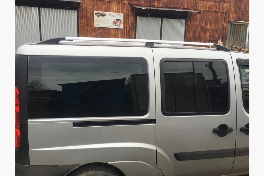 Fiat Doblo I 2005–2010 Chromen dakrails Foto 7