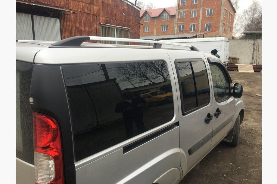 Fiat Doblo I 2005–2010 Chromen dakrails Foto 8