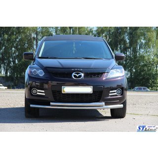 Voorbeschermbeugel ST014 (RVS) Mazda CX-7 2006–2012 foto 2