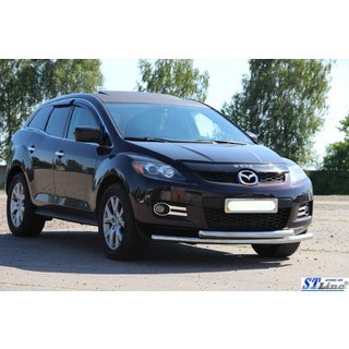 Voorbeschermbeugel ST014 (RVS) Mazda CX-7 2006–2012 foto 4