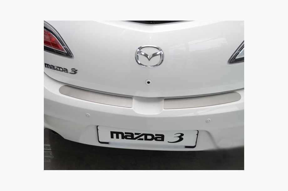 Mazda 3 2009–2013 Nataniko RVS achterbumper beschermlijst Image
