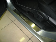 Mazda 6 2003–2008 Nataniko RVS dorpellijsten (set van 4) Standaard - Lohmann-tape, 0,5 mm foto 1