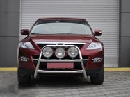 Mazda CX-7 2006–2012 Voorste bullbar WT018 (RVS) foto 1