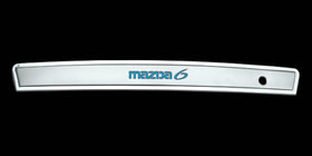 Mazda 6 2003–2008 Chromen sierstrip met blauwe LED-verlichting (kunststof) foto 1