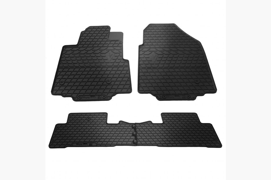 Honda Pilot 2008–2015 Rubberen automatten (4-delig, Stingray Premium) Image