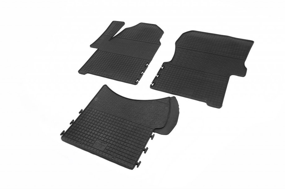 Mercedes Sprinter W906 2006–2018 Rubberen automatten (3 stuks, Polytep) Foto 2