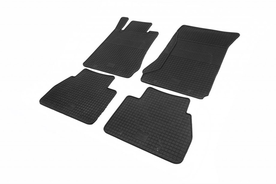 Mercedes E-class W210 1995–2002 Rubberen vloermattenset (4 stuks, Polytep) Image
