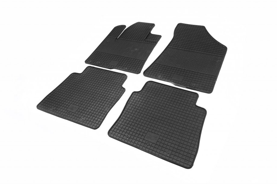 Hyundai Santa Fe 2 2006–2012 Rubberen vloermattenset (4 stuks, Polytep) Image