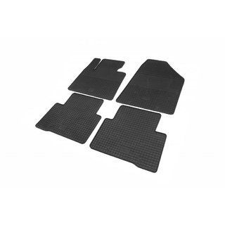 Rubberen vloermattenset (4 stuks, Polytep) Hyundai Santa Fe 3 2012–2018 foto 1