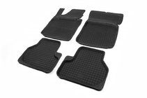 Skoda Octavia II A5 2010–2013 Rubberen vloermatten met opstaande rand (4 stuks, Polytep) foto 1