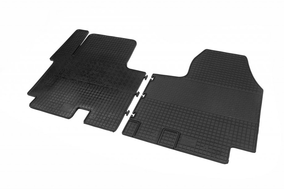 Renault Trafic 2001–2015 Rubberen vloermatten (2 stuks, Polytep) Image