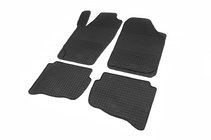 Skoda Fabia 2007–2014 Rubberen vloermattenset (4 stuks, Polytep) foto 1