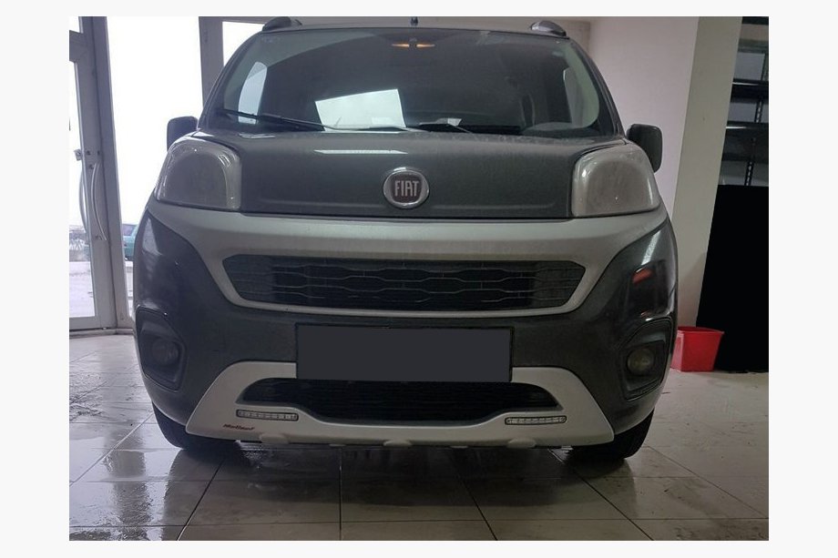 Citroen Nemo 2007–2017 Voorbumper lipspoiler met LED (2014+, spuitklaar) Image
