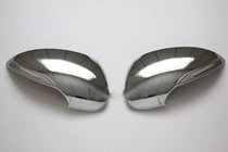 Mercedes S-class W221 2005–2013 Chromen spiegelkappen (set 2 st., kunststof) foto 1