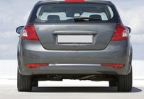 Kia Ceed 2007–2012 OmsaLine RVS afdekking achterbumperrand (2009-2012, HB) foto 3