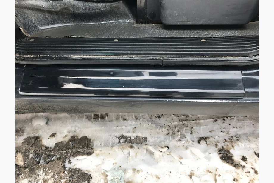 Mercedes Vito W638 1996–2003 ABS instaplijsten (2 stuks, kunststof) Mat Foto 2