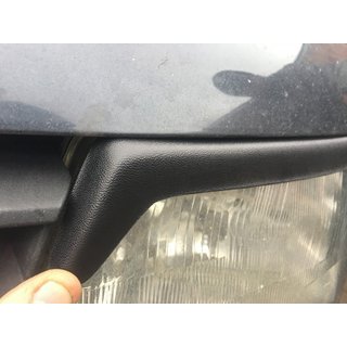 Koplampwimpers (zwart) Mercedes Vito W638 1996–2003 foto 2