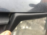 Mercedes Vito W638 1996–2003 Koplampwimpers (zwart) Hoogglans zwart foto 2