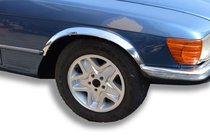 Mercedes W107 1971–1989 RVS wielkastlijsten (set van 4 stuks) foto 1