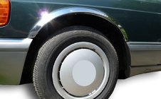 Mercedes S-klasse W126 1979–1991 RVS wielkastlijsten (set van 4 stuks) foto 1