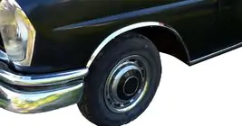 Mercedes W108 1965–1972 RVS wielkastlijsten (set van 4 stuks) foto 1