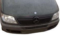 Mercedes Sprinter W901/902/903/904/905 1995–2006 Winterafdekking voor de grille 2000-2002, glanzend foto 3