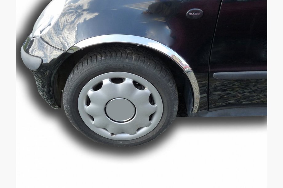 Mercedes A-klasse W168 1997–2004 RVS wielkastlijsten (set van 4 stuks) Image