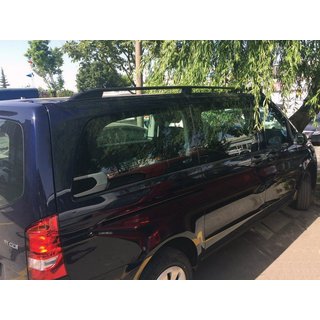 Zwarte dakrails Skyport (massief metaal) Mercedes Viano 2004–2014 foto 1