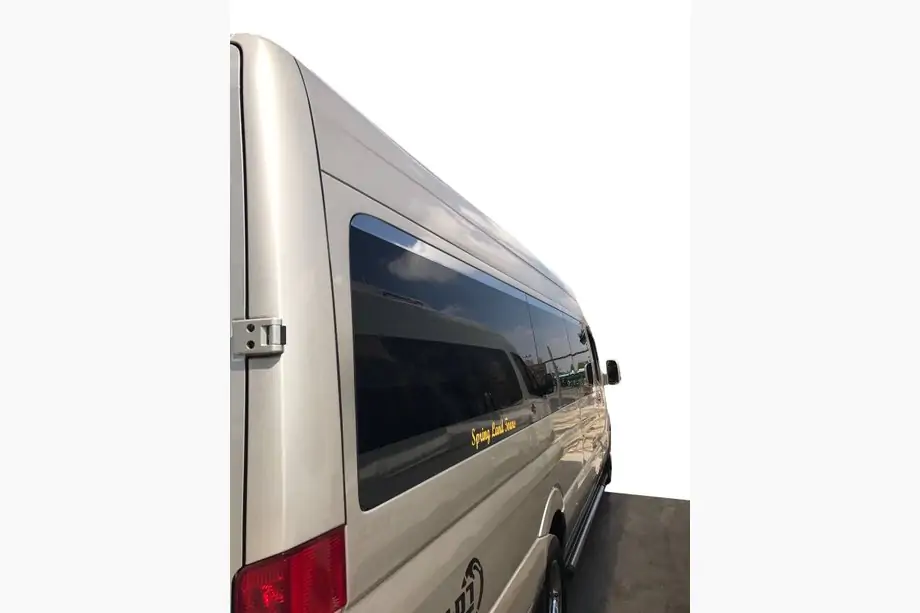 Volkswagen Crafter 2006–2016 Bovenste raamomlijsting (RVS) Image