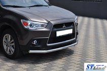 Mitsubishi ASX 2010–2023 Frontbescherming ST008 (RVS) foto 2