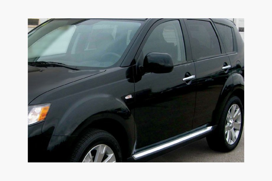 Mitsubishi Outlander 2006–2012 Omsa chromen deurgreepkappen (4 stuks, RVS) Image