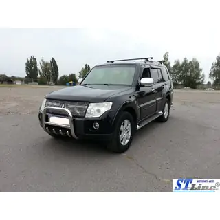 Bullbar QT006 (RVS) Mitsubishi Pajero Wagon III 1999–2006 foto 2
