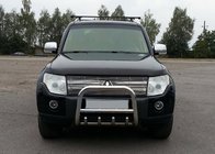 Mitsubishi Pajero Wagon III 1999–2006 Bullbar QT006 (RVS) foto 1