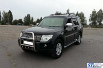 Mitsubishi Pajero Wagon III 1999–2006 Bullbar QT011 (RVS) foto 2