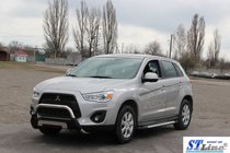 Mitsubishi ASX 2010–2023 Zijsteps Allmond Grey (2 stuks, aluminium) foto 2