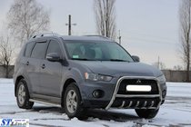 Mitsubishi Outlander 2006–2012 WT Special bullbar (RVS) foto 4