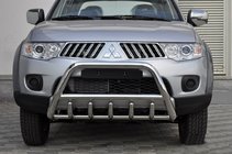 Mitsubishi L200 2006–2015 RVS bullbar WT003 foto 1