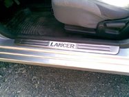 Mitsubishi Lancer 9 2004–2008 OmsaLine instaplijsten (set van 4, RVS) foto 2
