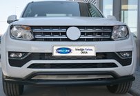 Volkswagen Amarok 2010–2022 Dubbele voorbeugel Vegas 2016-2021 (zwart) foto 2