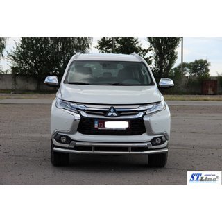 RVS voorbescherming ST016 Mitsubishi Pajero Sport 2015– foto 3